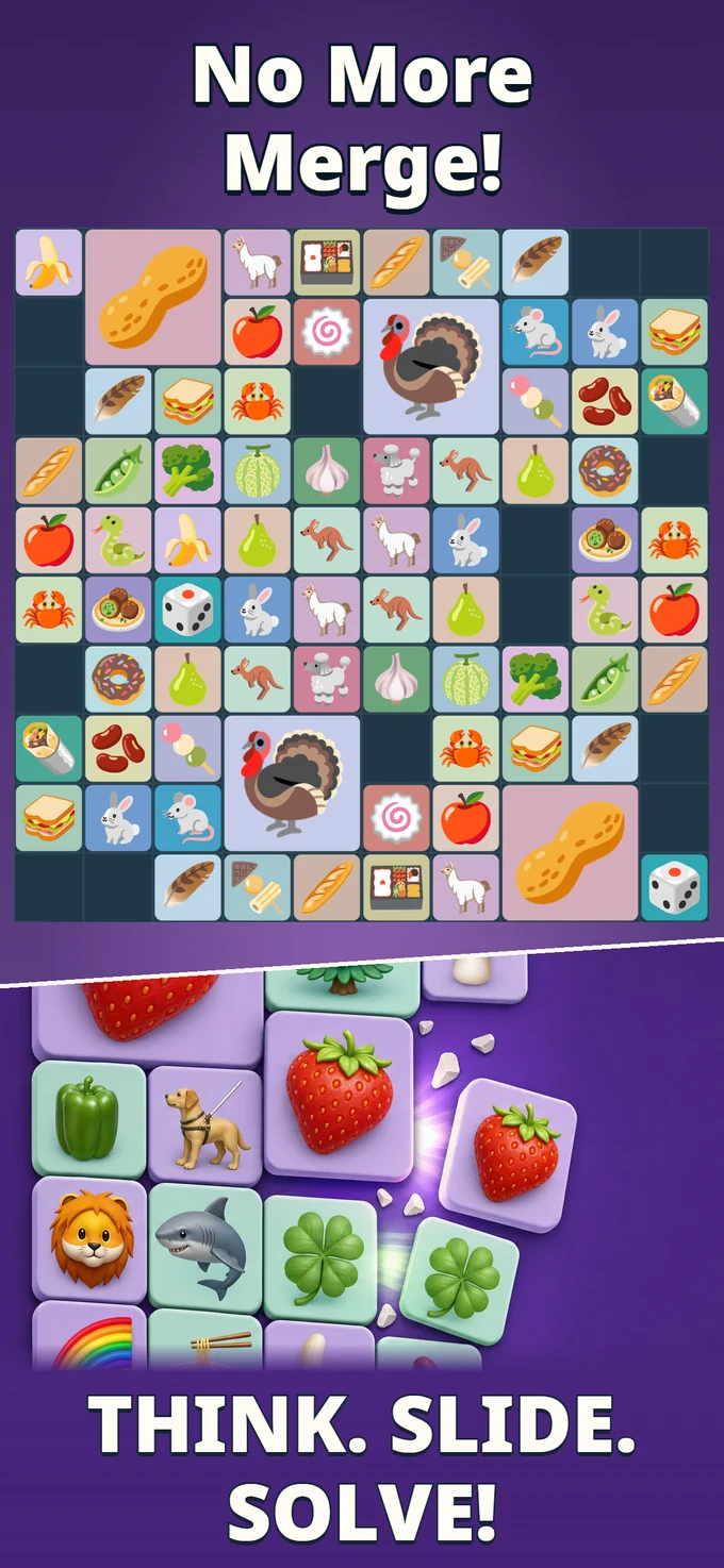 Game promotion showing a puzzle board with blocks of different sizes